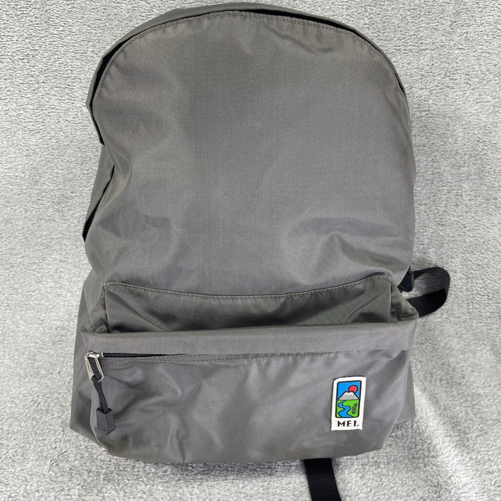 MEI Backpack OS Gray Mountain Equipment Inc School Bag Everyday Gorpcore